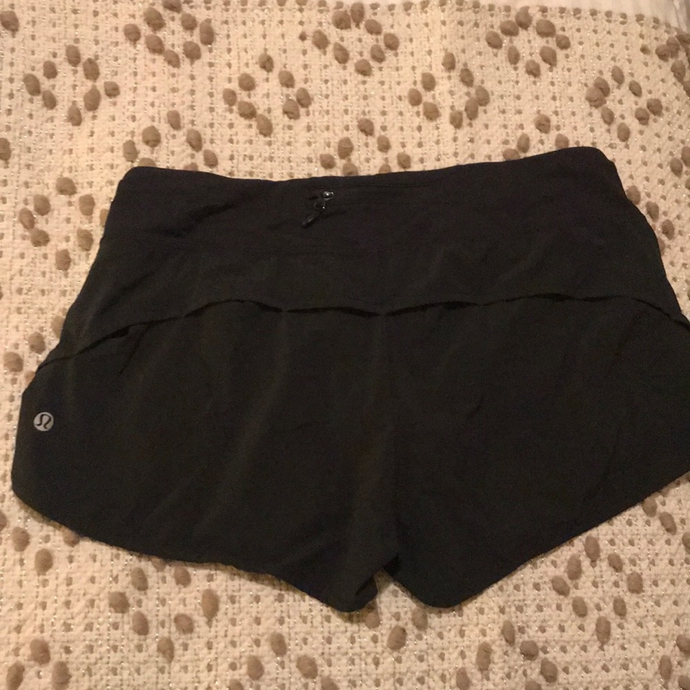 Lululemon black shorts size 8